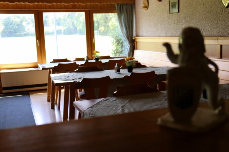 Das Stüberl der Eisstock Gemeinde anschließend an die Halle.